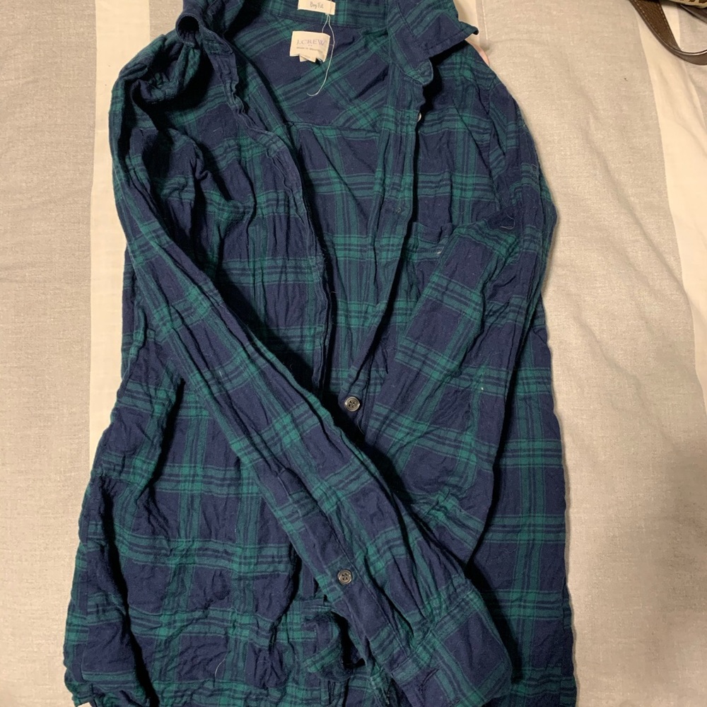 Jcrew plaid button down